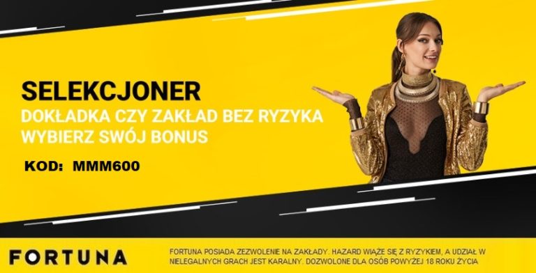 Dokladka czy Zaklad Bez Ryzyka w Fortunie na cwiercfinaly