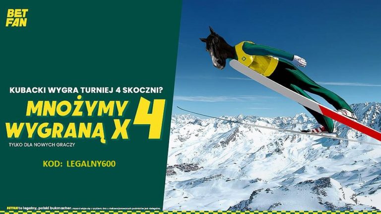 Kubacki wygra Turniej Czterech Skoczni BETFAN mnozywygrana X4