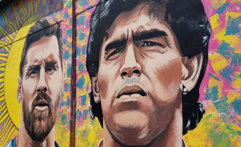 Messi Maradona argentyna