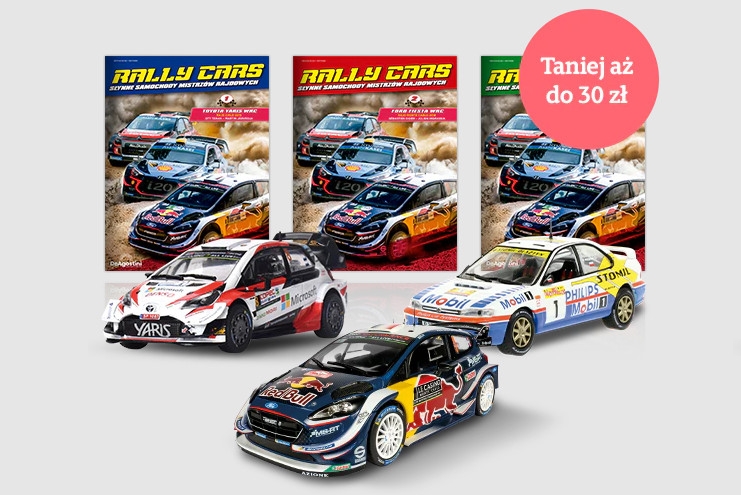 Rally Cars modele samochodow rajdowych od DeAgostini w skali 1 43
