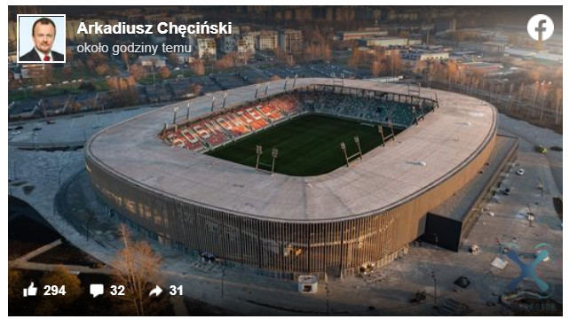 Arkadiusz Checinski stadion Zaglebie Sosnowiec