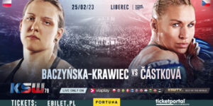 Baczynska Krawiec vs Petra Castkova. Starcie pan dodane do karty walk gali KSW 79
