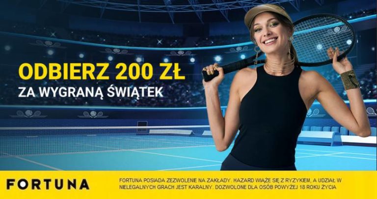 Fortuna 200 zl za wygrana Igi Swiatek w 3. rundzie Australian Open