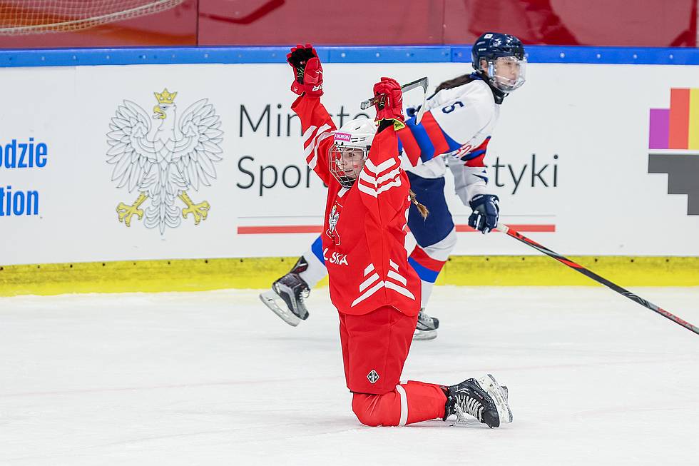 Hokej wygrana Polek na inauguracje Mistrzostw Swiata U18 2023