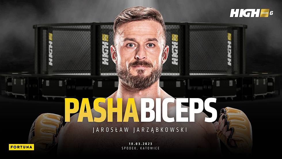 Jaroslaw pashaBiceps Jarzabkowski wraca do Spodka. Zadebiutuje w MMA na HIGH League 6