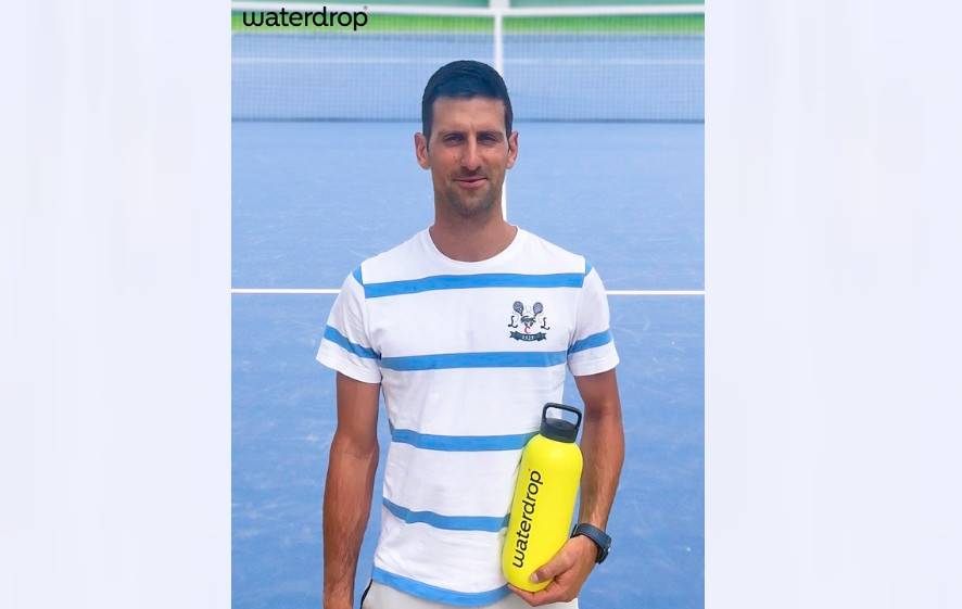 Novak Djokovic zostaje globalnym ambasadorem waterdrop