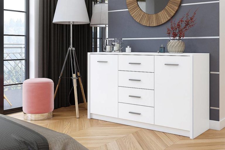 Biala komoda czy bedzie pasowac do kazdego wnetrza