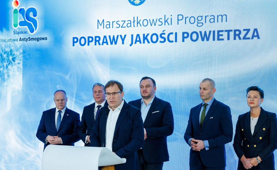 Konferencja prasowa inaugurujaca Marszalkowski Program Poprawy Jakosci Powietrza. fot. Andrzej Grygiel UMWS