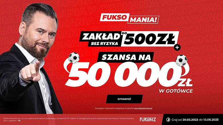 Fuksomania loteria z 100.000 zl w puli nagrod w FUKSIARZu