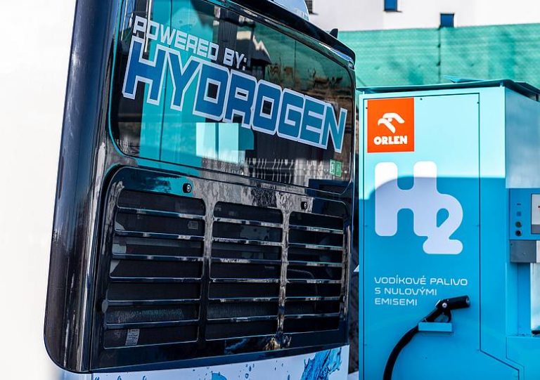 Stacja wodorowa w czeskiej Pradze