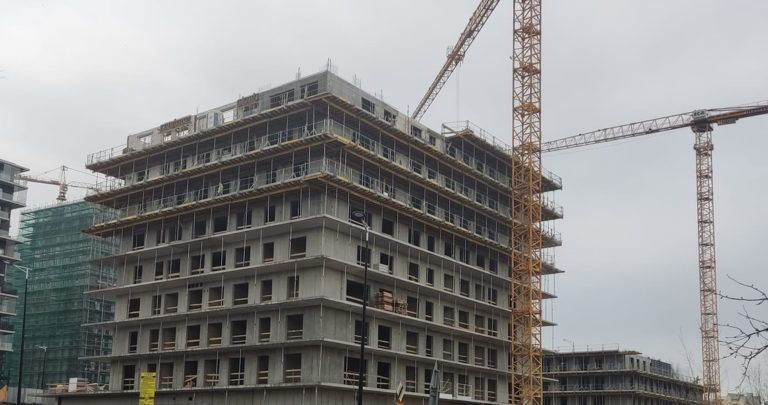 budowa budynek budownictwo blok mieszkalny