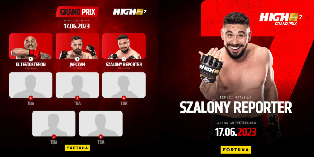 Tomasz Szalony Reporter Matysiak trzecim uczestnikiem HIGH League Grand Prix