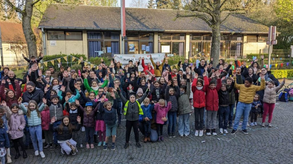 Akcja z Streets For Kids Belgia 2023. Fot. MC Debouche Clean Cities Campaign