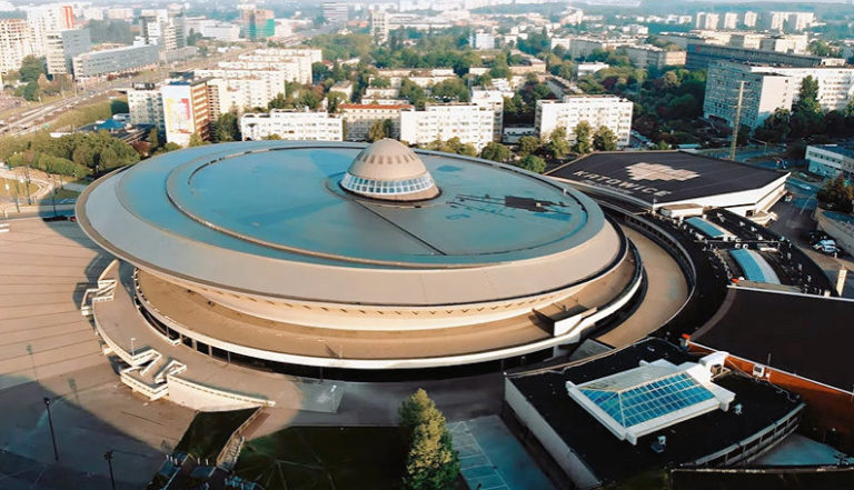 Spodek Katowice z gory