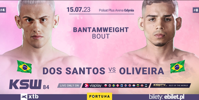 Augusto dos Santos vs Gustavo Oliveira. Brazylijczycy zmierzy się w klatce podczas KSW 84