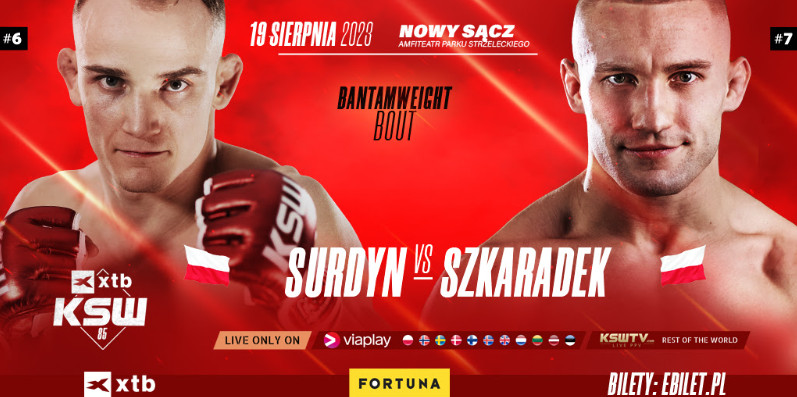 Czołowi zawodnicy wagi koguciej zmierzą się podczas XTB KSW 85