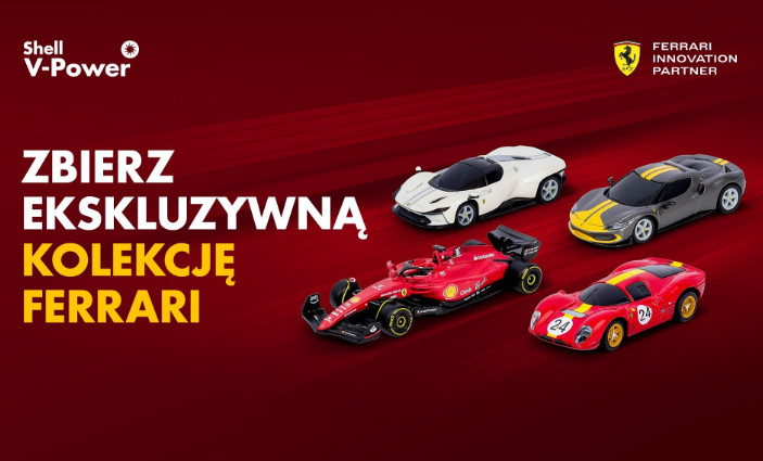 Ekskluzywna kolekcja Ferrari na stacjach Shell