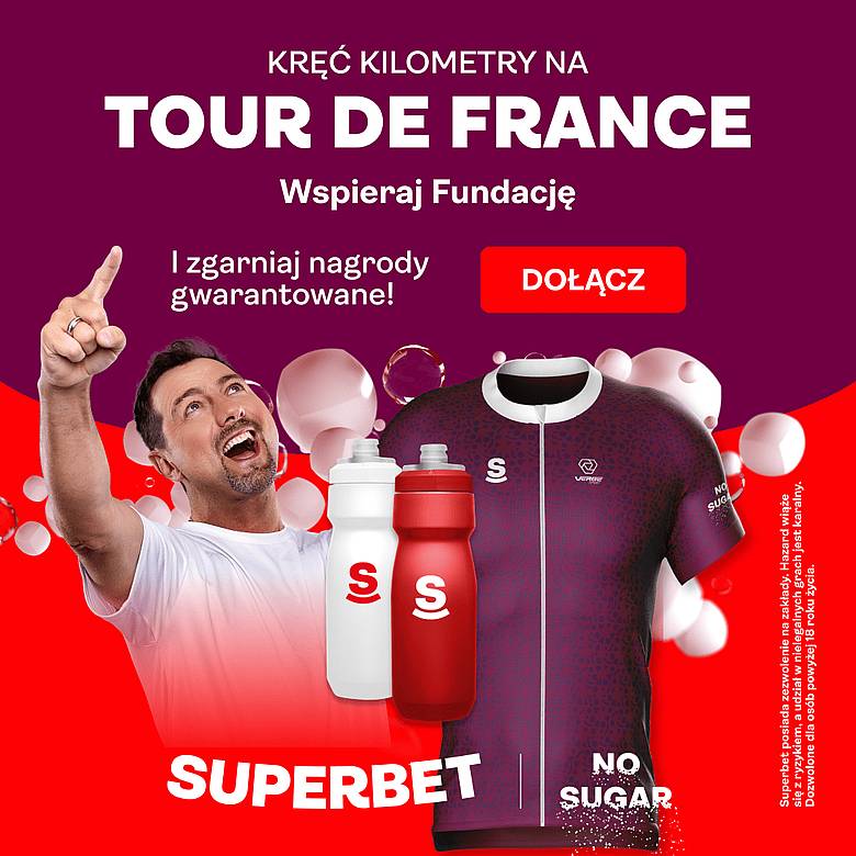 Kręć kilometry na Tour de France razem z Superbet