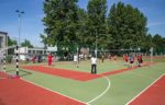 Nowe boisko może służyć do gry m.in. w siatkówkę, piłkę ręczną oraz tenisa fot. S. Rybok UM Katowice