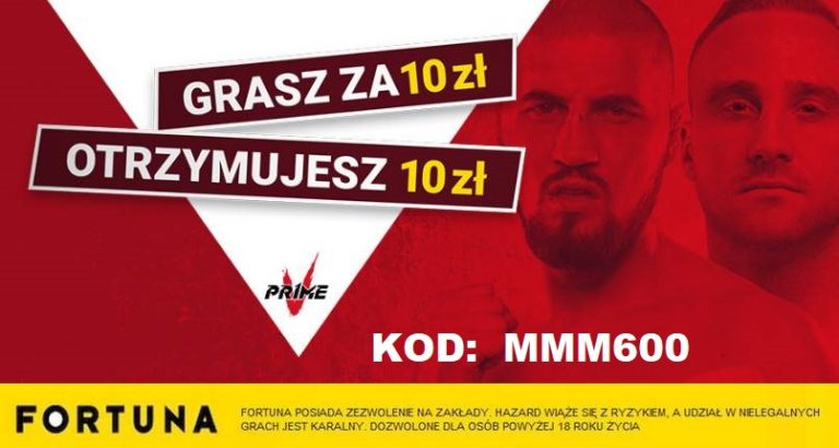 Pewniak w Fortunie na PRIME MMA SHOW 5