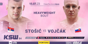 Stosic vs Vojtak Mocne zderzenie wagi ciężkiej dodane do karty walk gali KSW 84