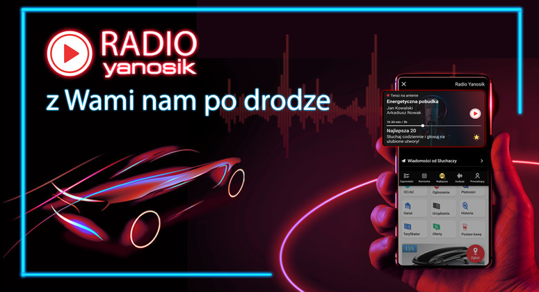Yanosik stworzył własną stację radiową RADIO YANOSIK