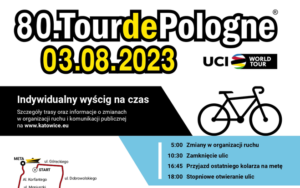 80. Tour de Pologne w Katowicach – zmiany w organizacji ruchu