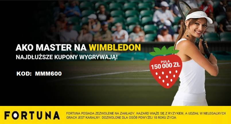 AKO Master Wimbledon 2023 w Fortunie