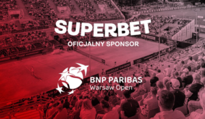 Superbet oficjalnym partnerem BNP PARIBAS Warsaw Open