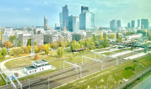 Warszawa tory kolejowe fot. Walter Herz