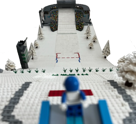 Z Klocków LEGO zbudowali Skocznię Wisła Malinka wystawa