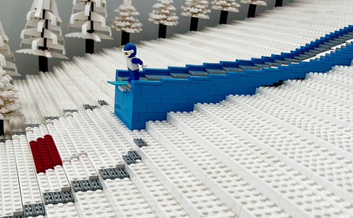 Z Klocków LEGO zbudowali Skocznię Wisła Malinka