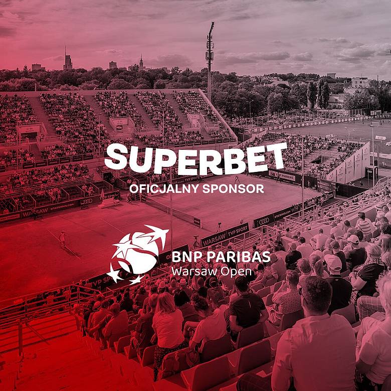 Zaklady bukmacherskie Superbet oficjalnym partnerem BNP PARIBAS Warsaw Open