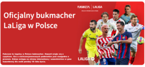 Fuksiarz oficjalnym bukmacherem hiszpanskiej LaLiga w Polsce