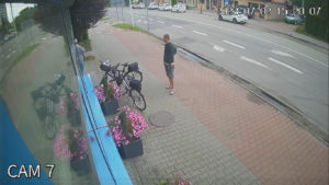 Kradzież roweru przy ulicy Panewnickiej w Katowicach