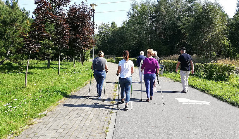 Nordic walking w Katowicach fot. Magdalena Podgórska