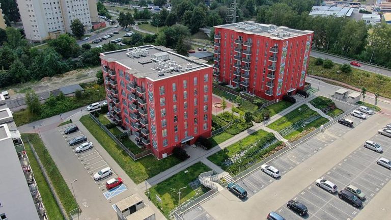 Osiedle Różane, ul. Sławka w Katowicach fot KAW