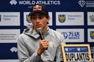 Na zdjęciu Armand Duplantis