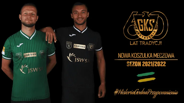 Nowe koszulki meczowe GKS Jastrzebie na jubileuszowy sezon