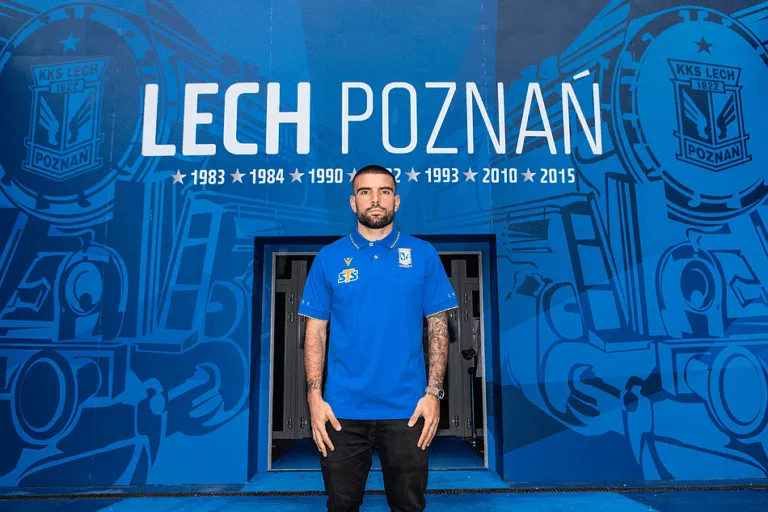 Pedro Rebocho pilkarzem Lech Poznan