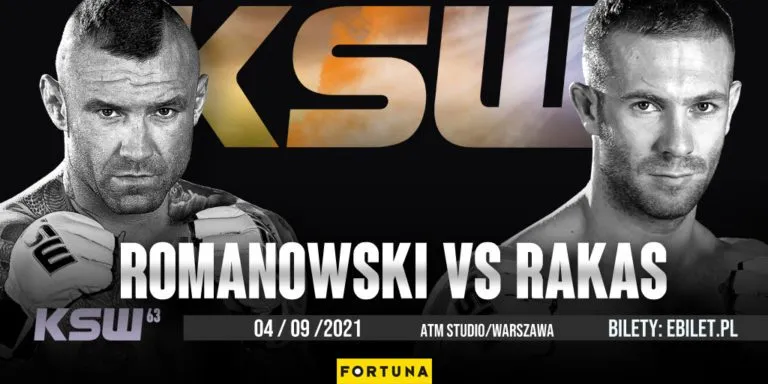 Tomasz Romanowski zmierzy sie z Aleksandarem Rakasem na KSW 63