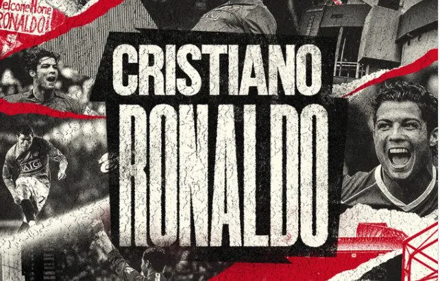 oficjalnie cristiano ronaldo w Man Utd