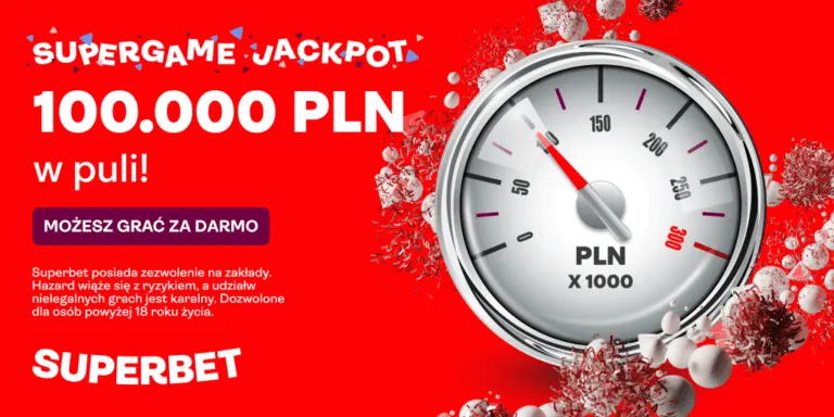 100 000 PLN do wygrania w puli Super Game Jackpot