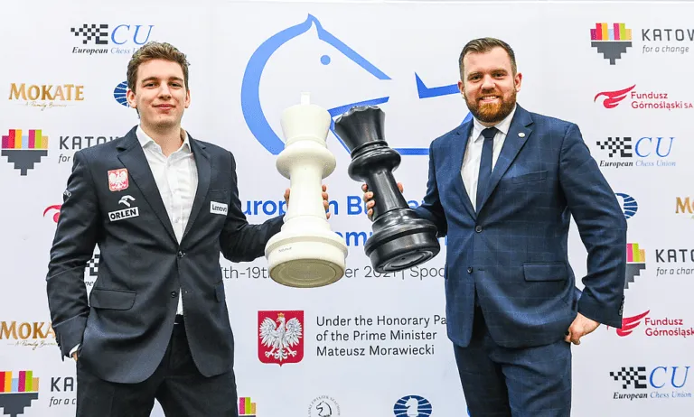 Polacy zdobyli dwa medale Mistrzostw Europy w szachach blyskawicznych w Katowicach