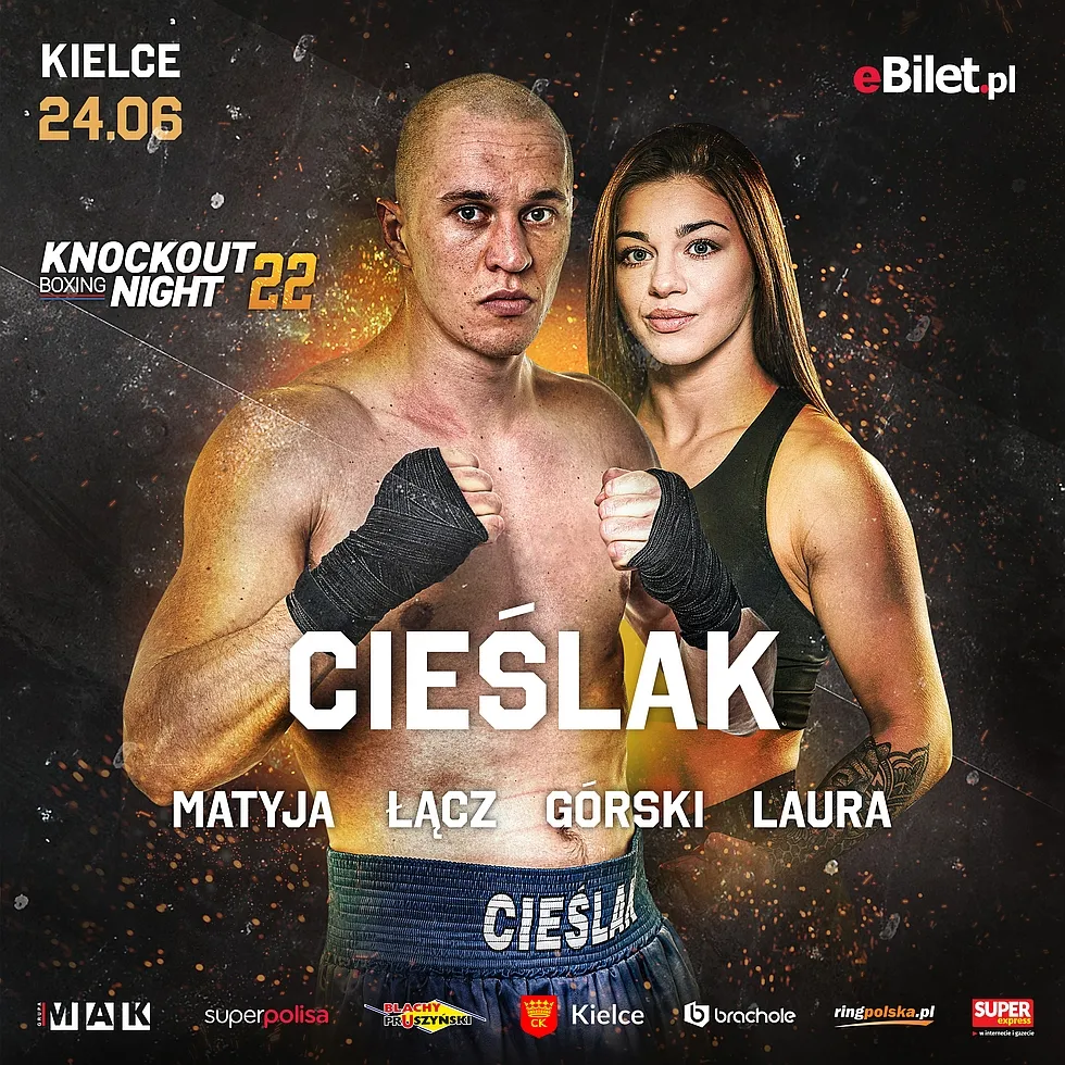 Knockout Boxing Night 22 Michal Cieslak wraca do ringu