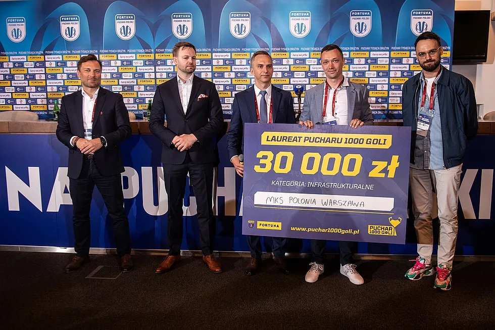 Puchar 1000 Goli PZPN rozdal 90 000 zlotych przed finalem Fortuna Pucharu Polski 2022