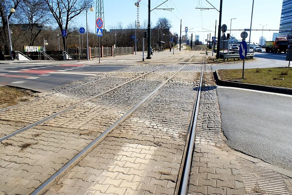 Katowice torowisko ul. Chorzowska fot. tram-silesia
