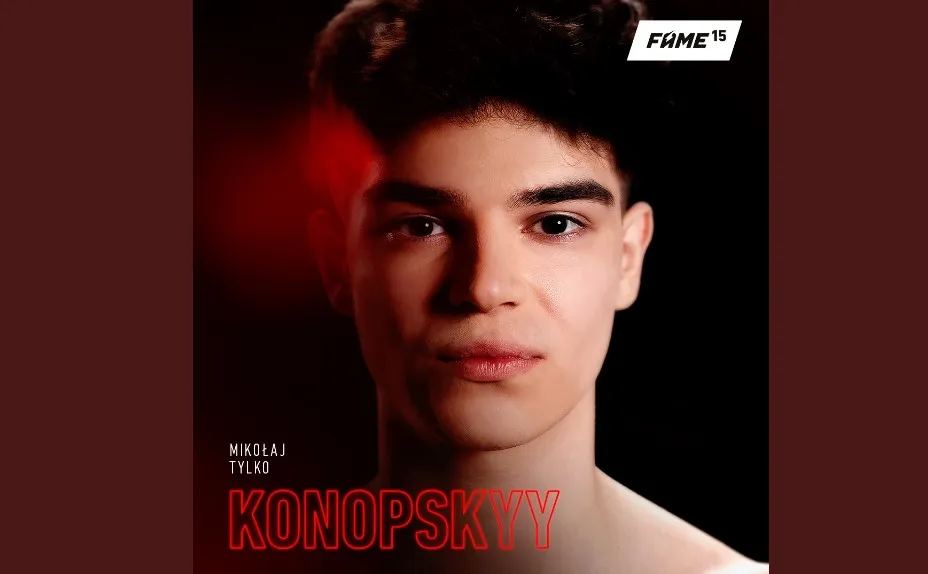Mikolaj Konopskyy zadebiutuje w oktagonie na FAME MMA 15