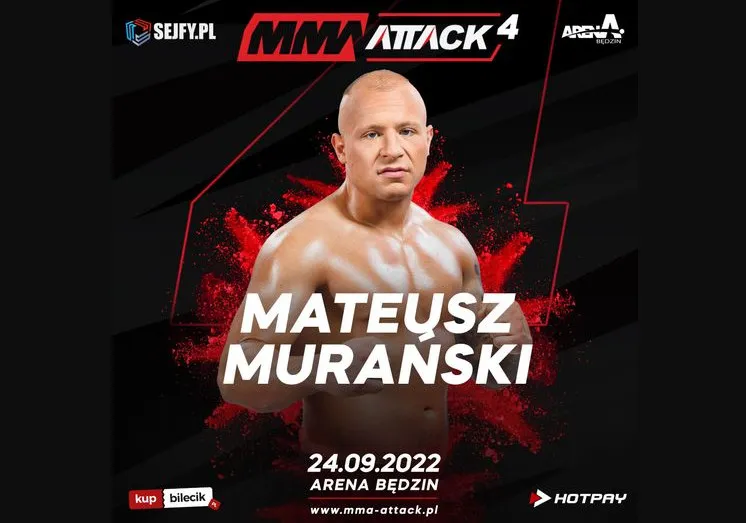 Mateusz Muranski zawalczy na gali MMA Attack z zawodnikiem znanym z KSW