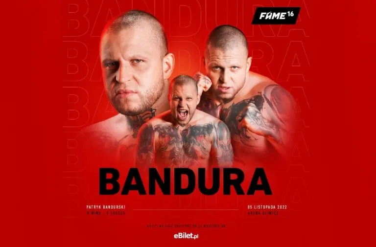 Patryk Bandura Bandurski zawalczy na gali Fame MMA 16